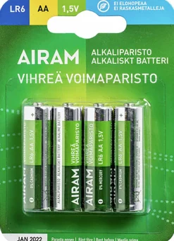 Batteri Airam Alk AA 4/fp