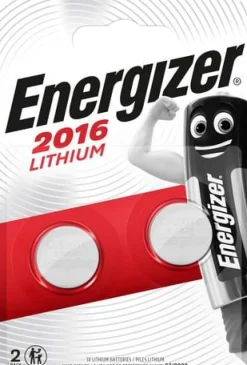 Batteri Energizer Cell Lithium CR2016, 2/fp