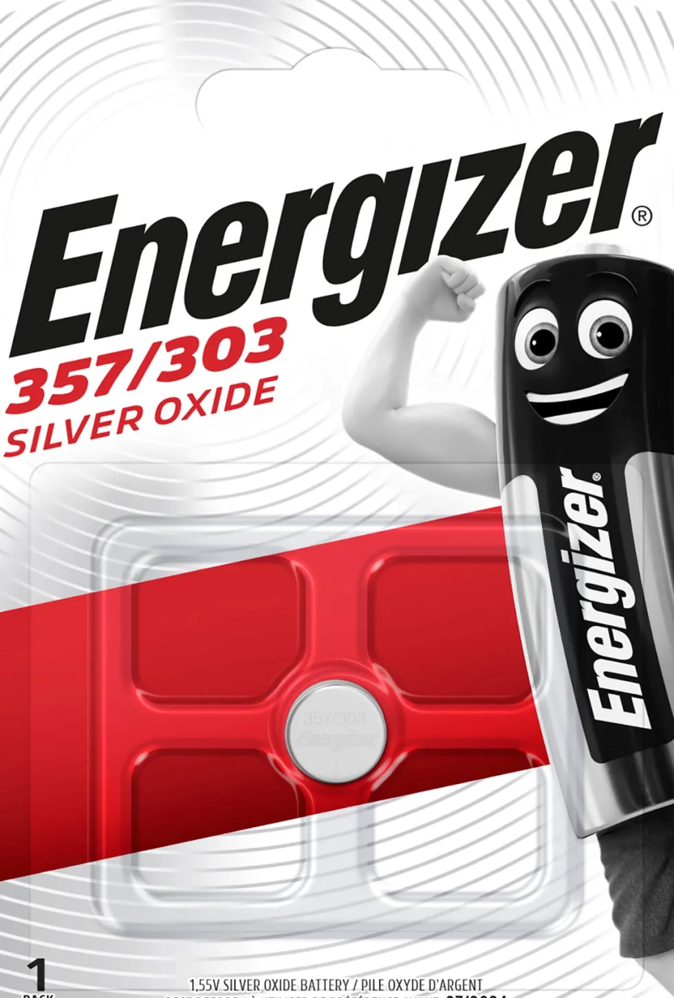 Batteri Energizer Cell Silveroxid 357/303