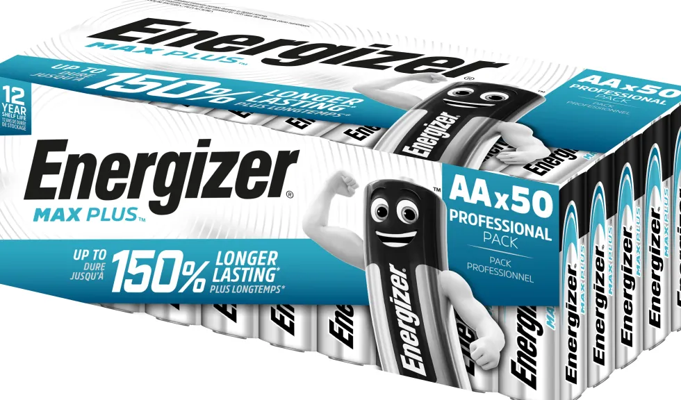 Batteri ENERGIZER Max Plus AA 50/fp