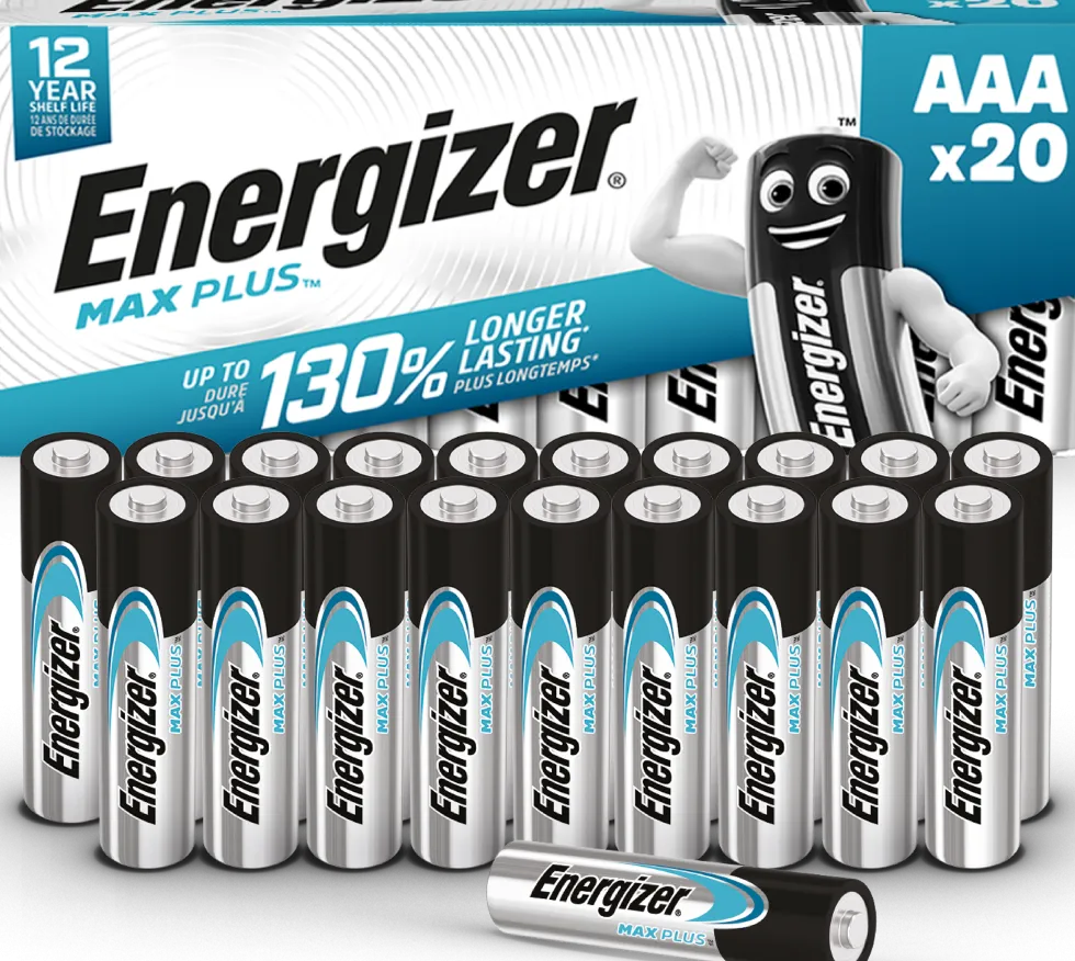 Batteri ENERGIZER Max Plus AAA 20/fp