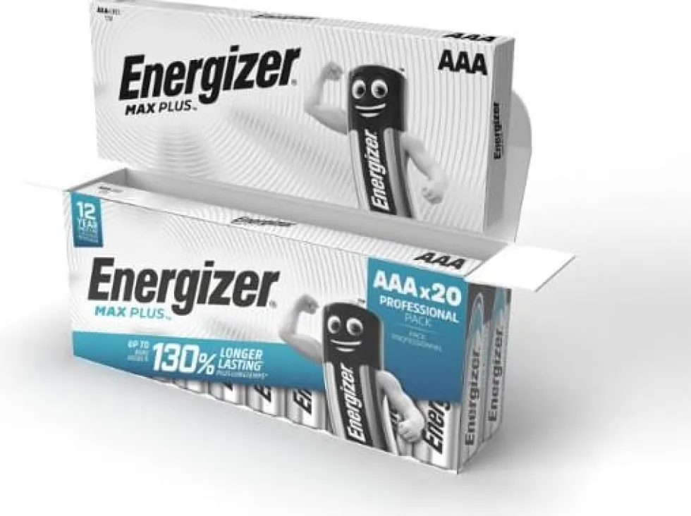Batteri ENERGIZER Max Plus AAA 20/fp