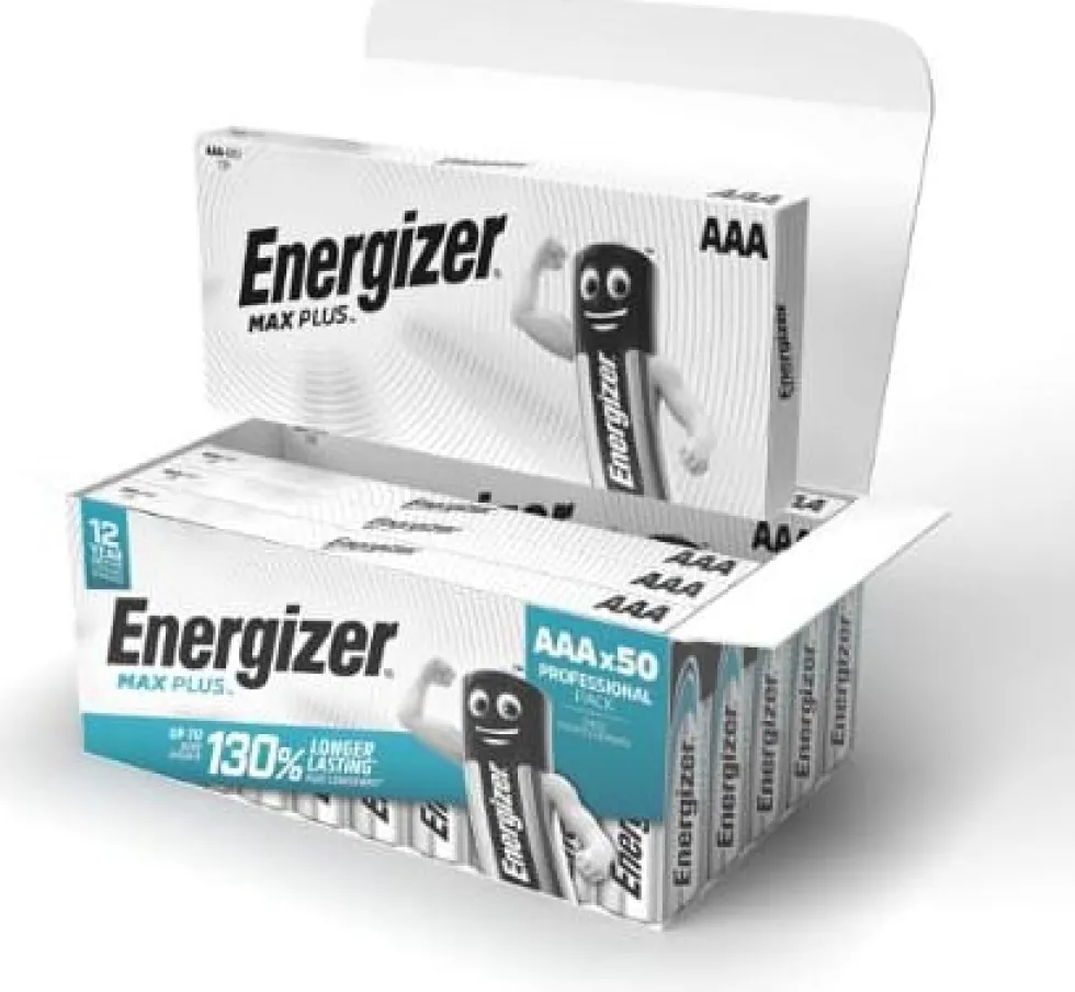 Batteri ENERGIZER Max Plus AAA 50/fp
