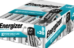 Batteri ENERGIZER Max Plus D 20/fp
