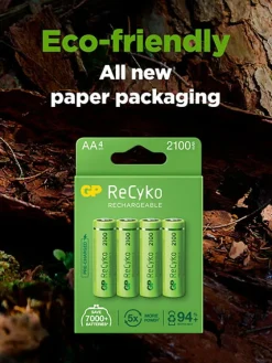 Batteri Laddbar GP Recyko 950 AAA 4/fp