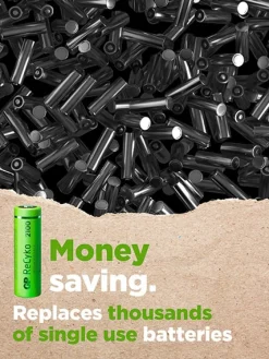 Batteri Laddbar GP Recyko 950 AAA 4/fp