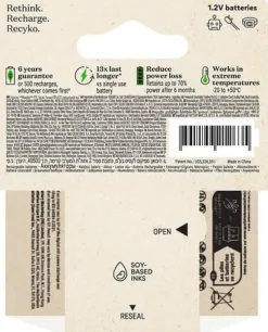 Batteri Laddbar GP Recyko 950 AAA 4/fp