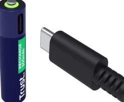 Batteri Laddbar TRUST AAA USB-C 2/fp