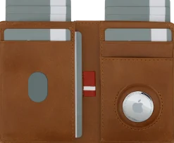 Billund Airtag Slim wallet, Tan