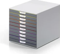 Blankettbox DURABLE Varicolor, 10 lådor
