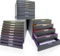Blankettbox DURABLE Varicolor, 10 lådor
