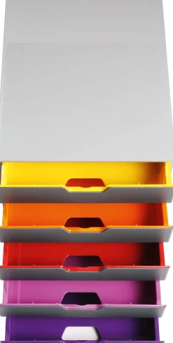 Blankettbox DURABLE Varicolor, 5 lådor