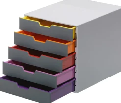 Blankettbox DURABLE Varicolor, 5 lådor