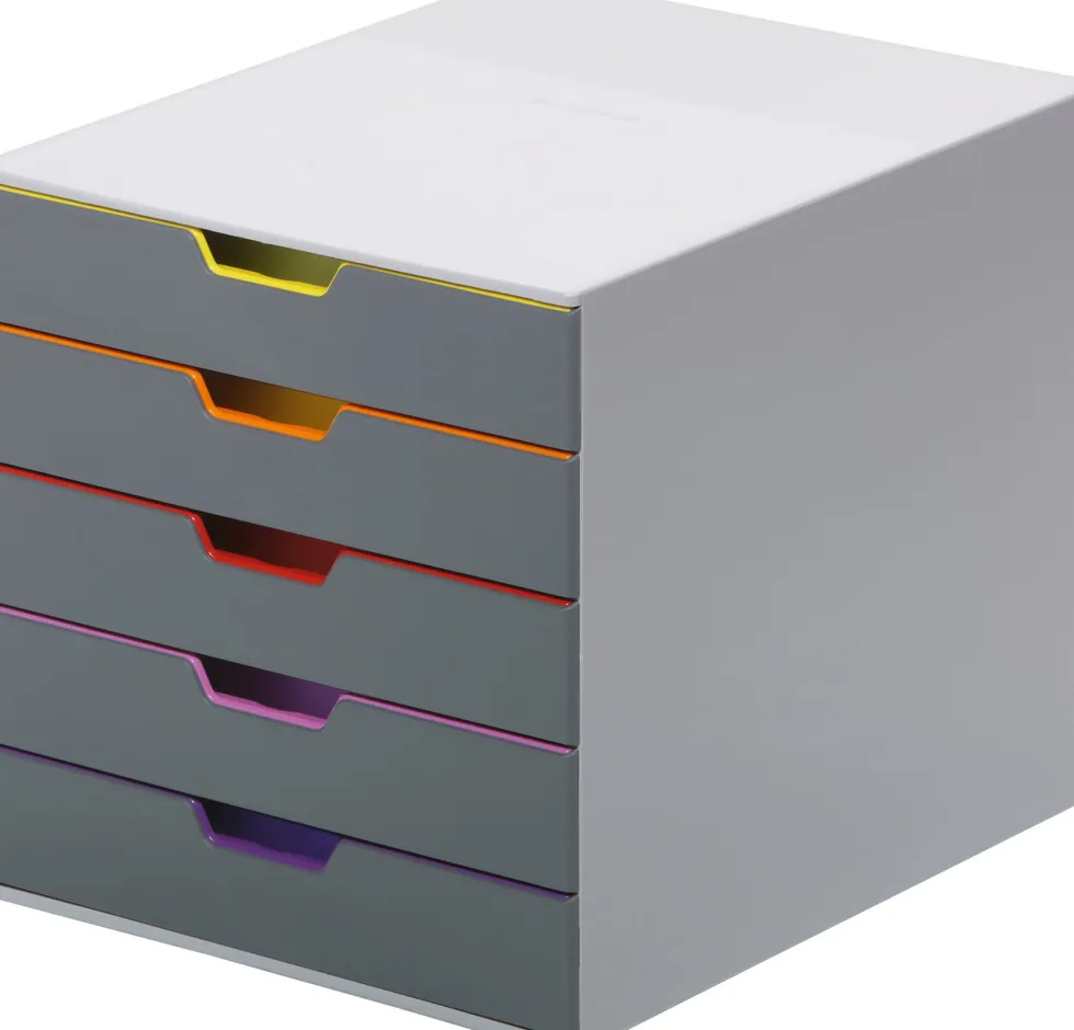 Blankettbox DURABLE Varicolor, 5 lådor