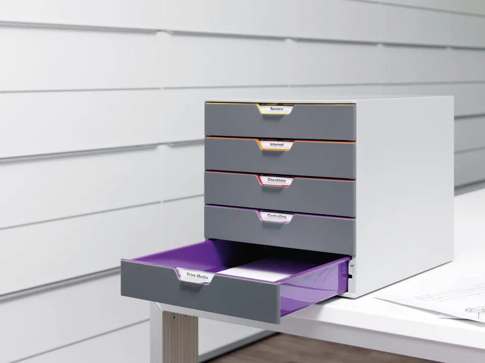 Blankettbox DURABLE Varicolor, 5 lådor