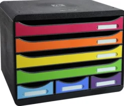 Blankettbox EXACOMPTA Harlequin 7 lådor