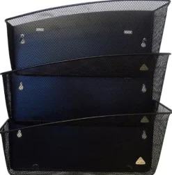 Blankettfack ALBA A4L 3-fack sv metall