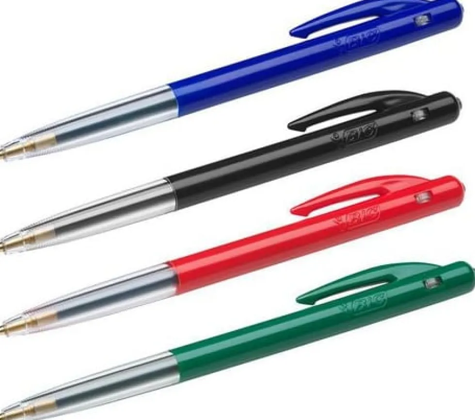 Bläckkulpenna BIC Clic M10 Medium Blå, 1.0mm, dokumentäkta, 50st