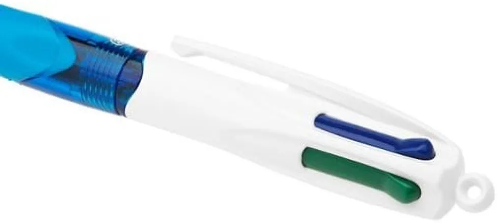 Bläckkulpenna BIC 4 Colours Grip Pro, 12st