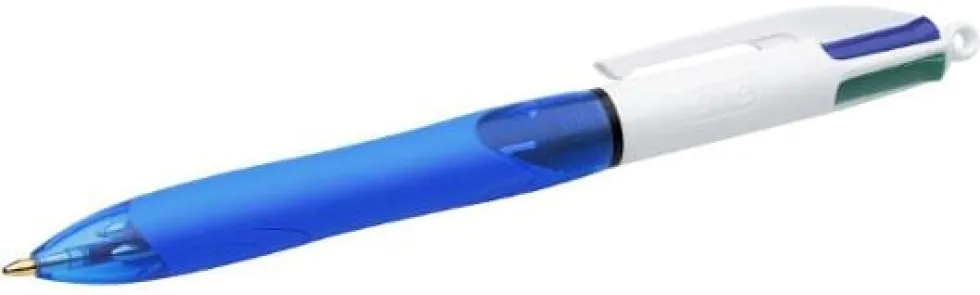 Bläckkulpenna BIC 4 Colours Grip Pro, 12st