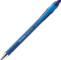 Bläckkulpenna PAPERMATE Flexgrip Clic Medium Blå, 1.0mm, 12st