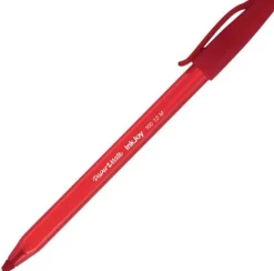 Bläckkulpenna PAPERMATE InkJoy 100 Cap Fine Röd, 0.8mm, 50st