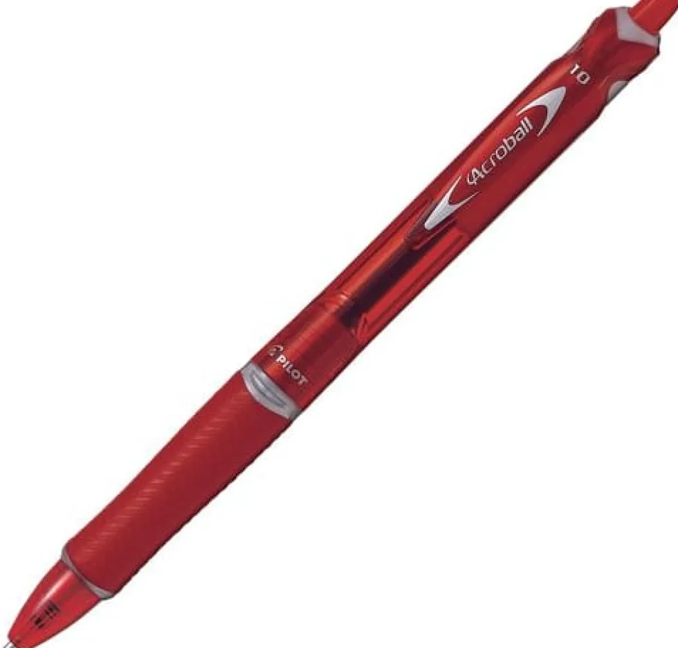 Bläckkulpenna PILOT Acroball BG M Röd, 10st