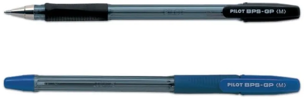 Bläckkulpenna PILOT BPS-GP Svart, medium, 1.0mm, 12st