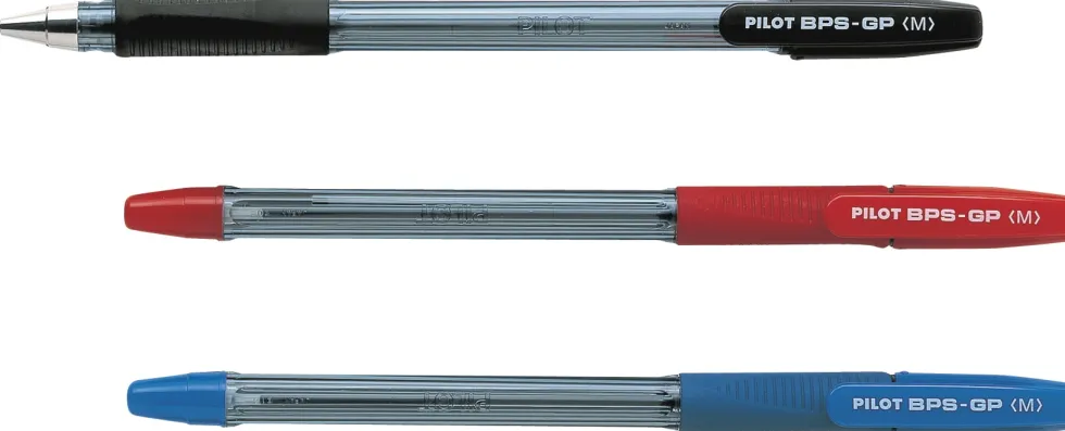 Bläckkulpenna PILOT BPS-GP Svart, medium, 1.0mm, 12st