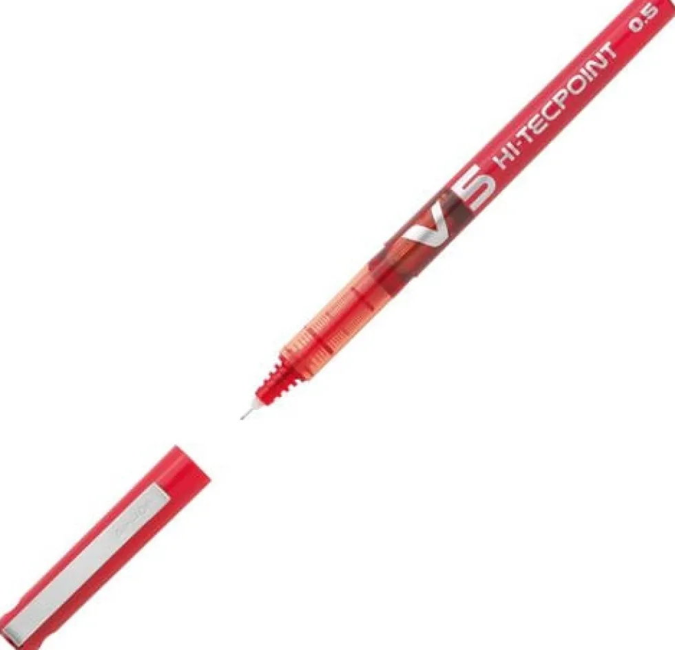 Bläckkulpenna PILOT Hi-Tec V5 0,5 röd
