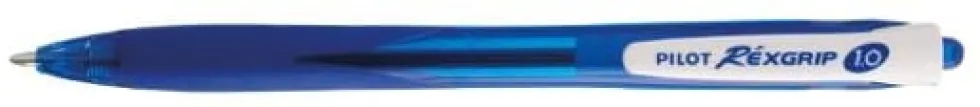 Bläckkulpenna PILOT Rex Grip Blå, medium, 1.0mm, 10st