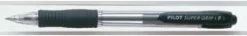 Bläckkulpenna PILOT Super Grip Svart, fine, 0.7mm, 12st