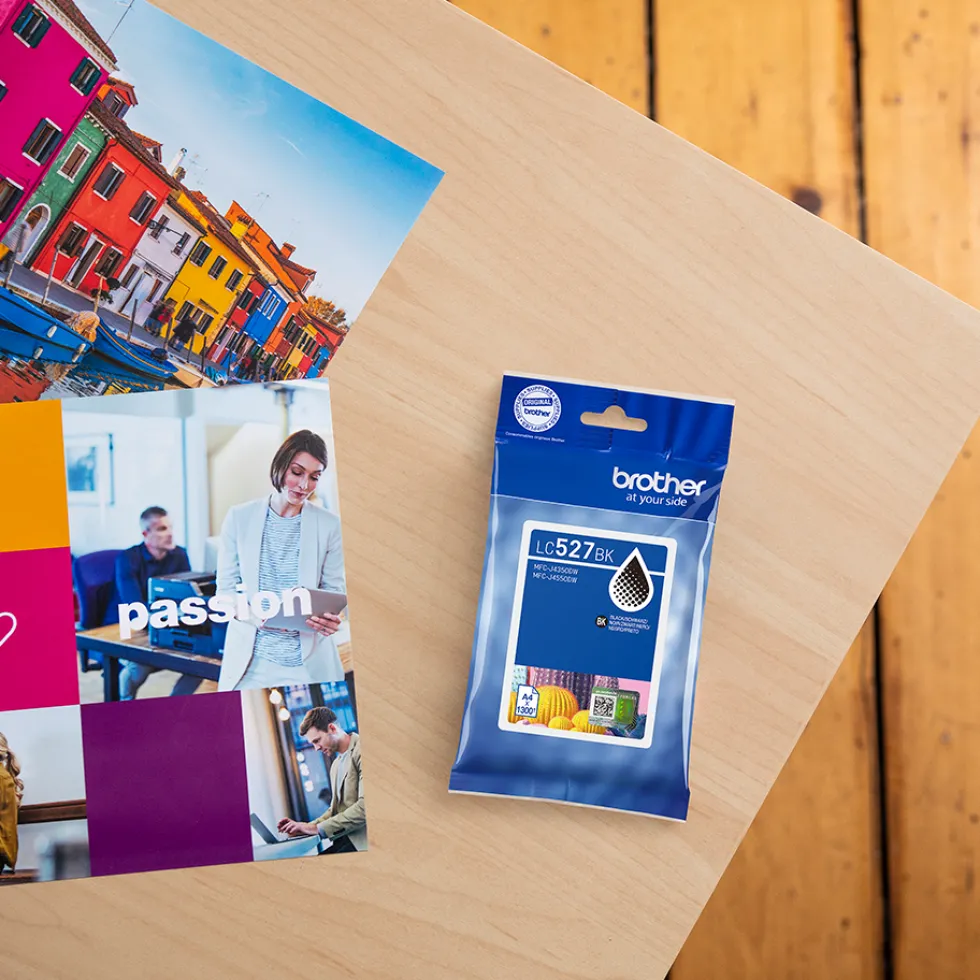 Bläckpatron BROTHER LC527BK 1,3K svart