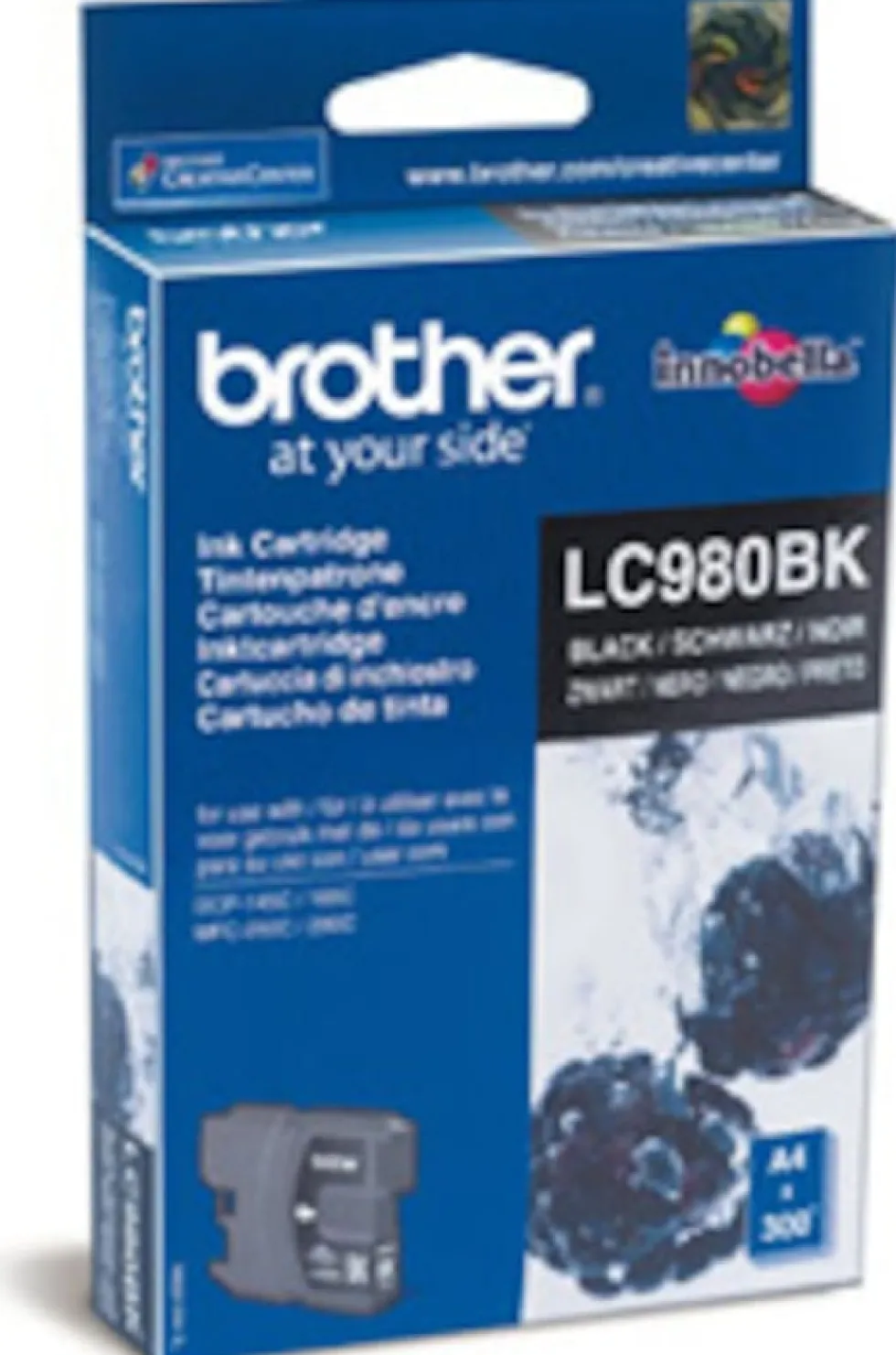 Bläckpatron BROTHER LC980BK svart