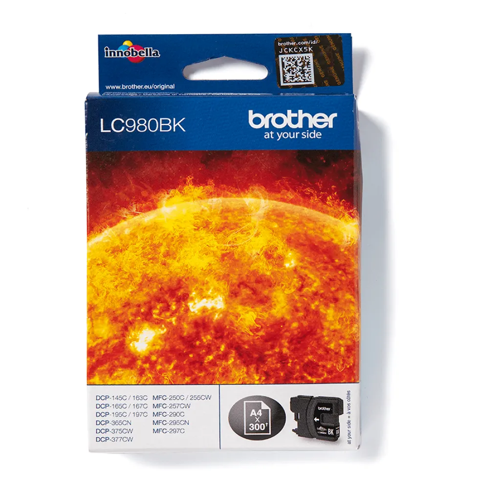 Bläckpatron BROTHER LC980BK svart