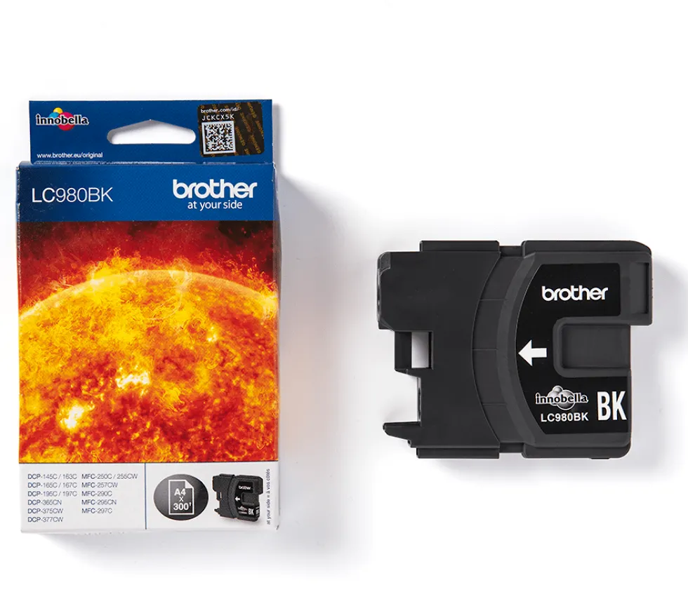 Bläckpatron BROTHER LC980BK svart