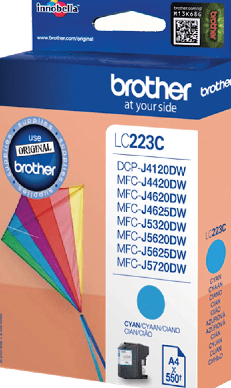 Bläckpatron BROTHER LC223C cyan