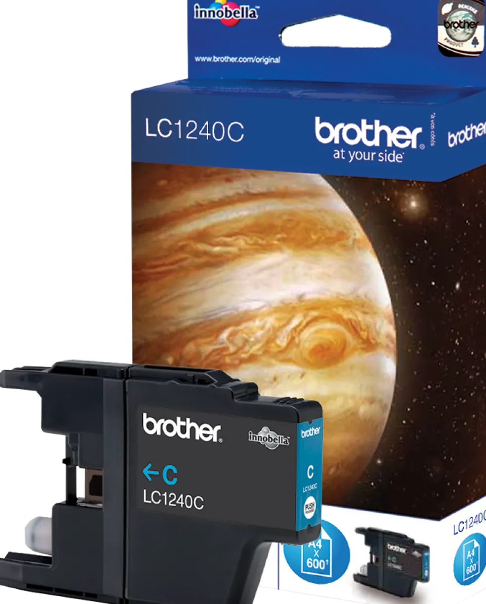 Bläckpatron BROTHER LC1240C cyan