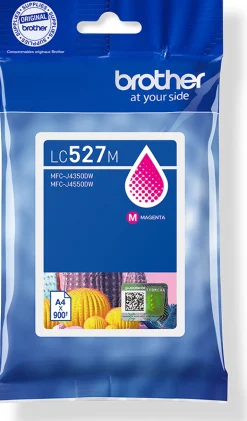 Bläckpatron BROTHER LC527M 0,9K magenta