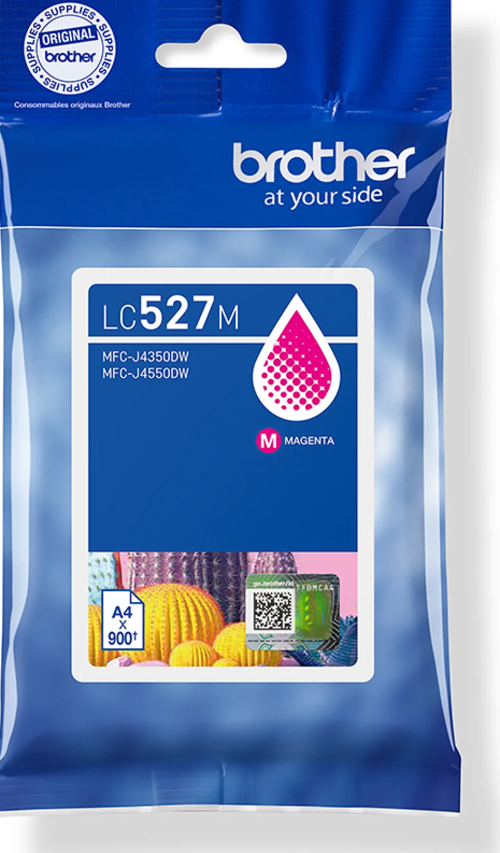Bläckpatron BROTHER LC527M 0,9K magenta