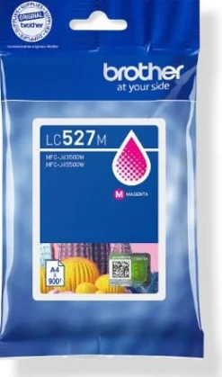 Bläckpatron BROTHER LC527M 0,9K magenta