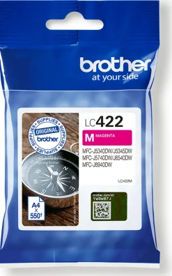 Bläckpatron BROTHER LC422M Magenta