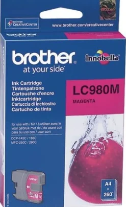 Bläckpatron BROTHER LC980M magenta