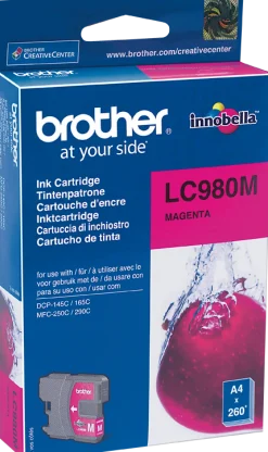 Bläckpatron BROTHER LC980M magenta
