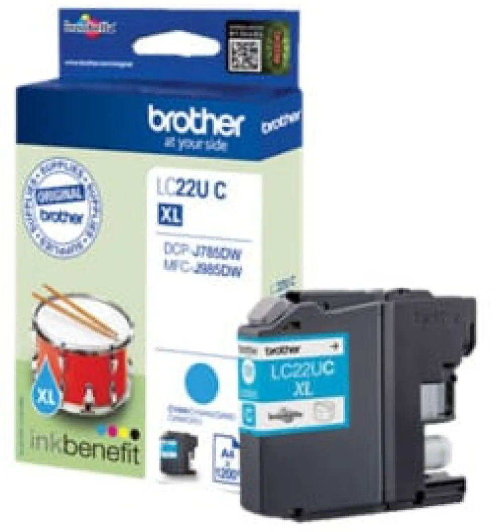 Bläckpatron BROTHER LC22UC Cyan