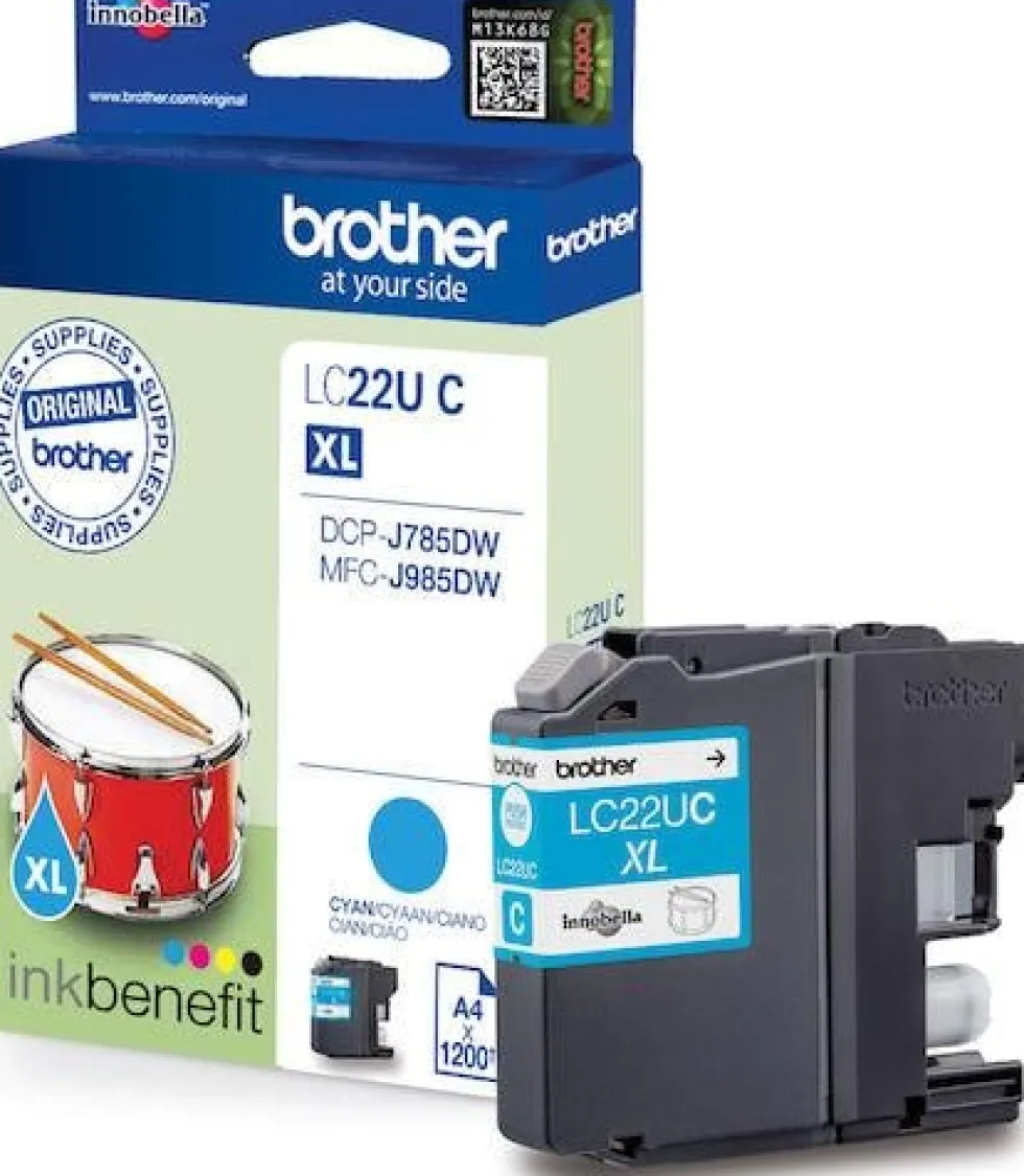 Bläckpatron BROTHER LC22UC Cyan