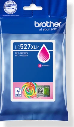 Bläckpatron BROTHER LC527XLM 2K magenta