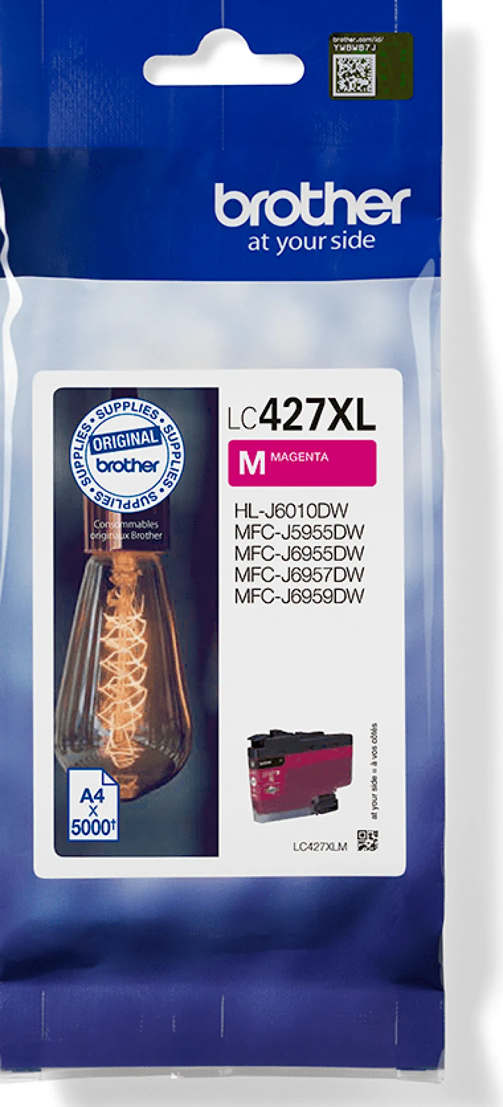 Bläckpatron BROTHER LC427XLM Magenta