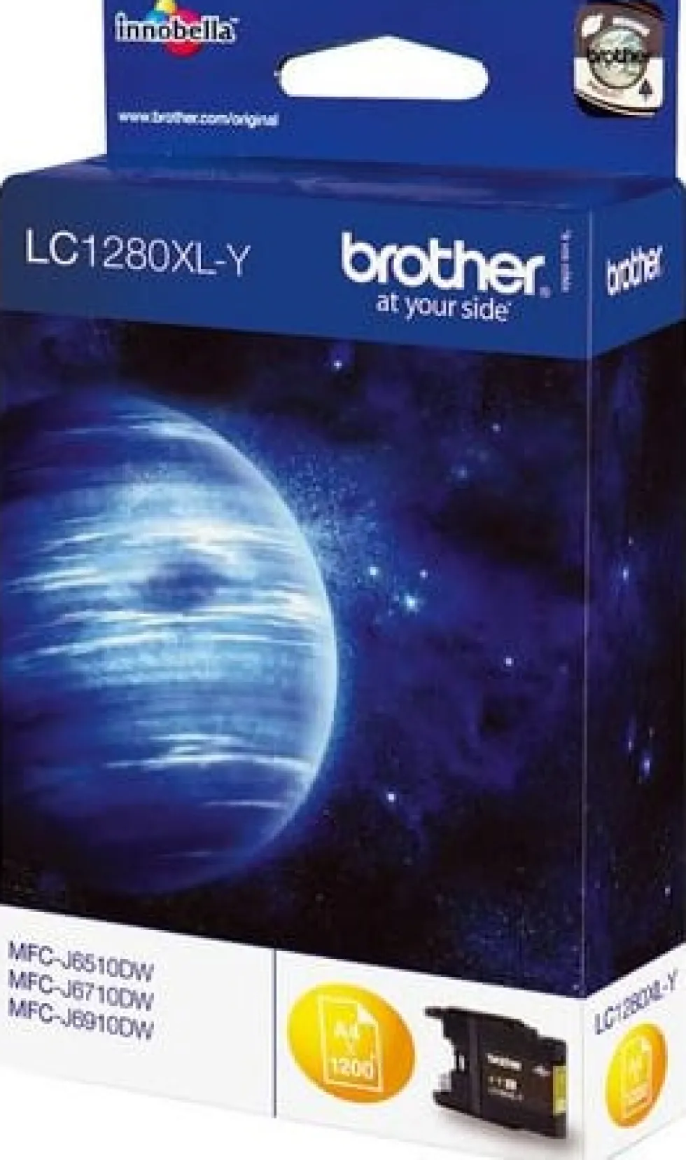 Bläckpatron BROTHER LC1280XLY gul