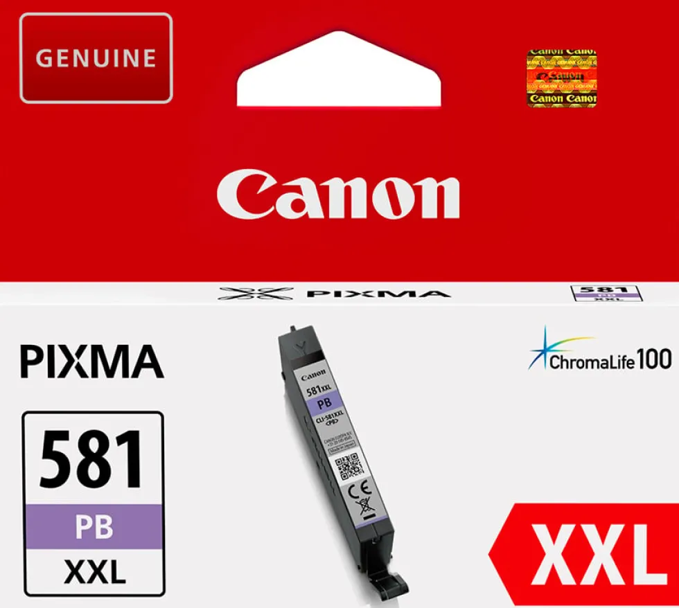 Bläckpatron CANON CLI-581XXL Fotoblå